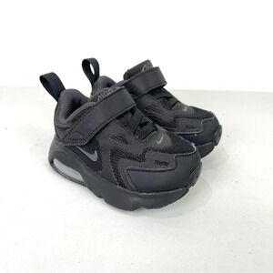 Nike AirMax 200 Black Sneakers Low Top Toddler Size 4C Unisex Baby AT5629-001